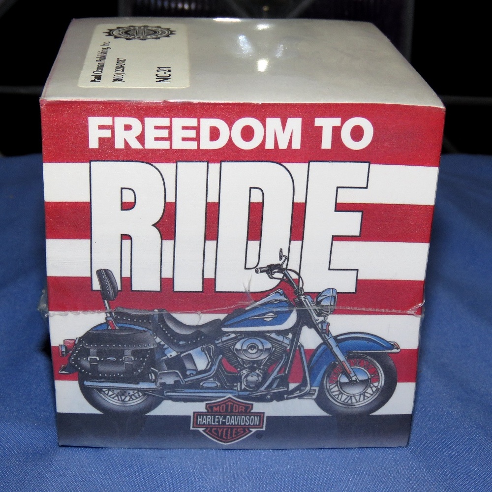 Harley Davidson Freedom to Ride Note Cube